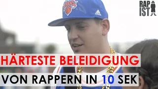 Härteste Beleidigung in 10 Sek von Money Boy, Celo&Abdi, Motrip, Jaysus, Bombenprodukt