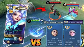 Surzz AS MODE TOP 1 GLOBAL HARITH ! MELAWAN VEXANA TOP GLOBAL DAN TOP 1 GLOBAL ALUCARD GILA ! - MLBB