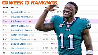 Fantasy Football Rankings Week 13 (2022)