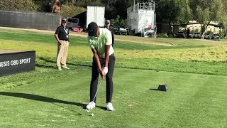 Tony Finau slow-mo golf swing 2018 Genesis Open