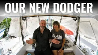 Sailboat dodger revealed! + Sailing Sumatra! - Ep 127