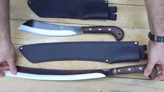 Condor Knife and Tools Mini Duku vs Duku Parang Machete