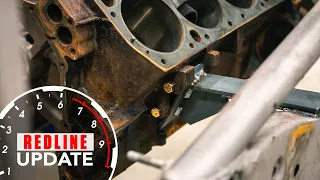 Fabricating motor mounts in our 1937 Ford Coupe race car | Redline Update #62