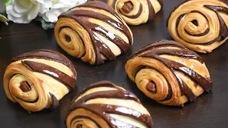 Easy Chocolate Croissants! No Fold! The EASIEST way to make croissants! New Technique.