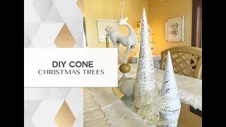 DIY Cone Christmas trees