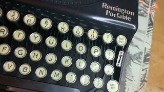 1922 Remington Portable 1 typewriter