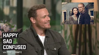 Sam Heughan getting emotional about the end of OUTLANDER