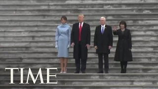 Obamas Board Helicopter to Leave the U.S. Capitol | Donald Trump Inauguration | TIME