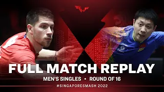 FULL MATCH | FRANZISKA Patrick (GER) vs XU Xin (CHN) | MS R16 | #SingaporeSmash 2022