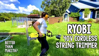 Ryobi 40V String Trimmer - Powerful Cordless edger that is attachment capable. Can it do the job?