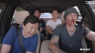 Chester Bennington le dice como gritar a Leslie Chow  Ken Jeong Carpool Karaoke