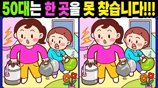 【다른그림찾기/치매예방】50대는 한 곳을 못 찾습니다!【틀린그림찾기/두뇌운동/숨은그림찾기/Find the Difference/치매예방퀴즈】1036