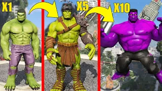 EVOLUINDO O HULK PARA O MODO MAIS FORTE DO MUNDO!!! (GTA 5 MODS)