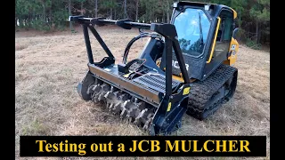 Testing out A JCB Mulcher