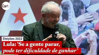 LULA COMENTA AS NOVAS PESQUISAS: 'BOLSONARO NÃO DORMIU ONTEM À NOITE' | Eleições 2022