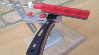 How to sharpen a Knife Using the Lansky Sharpening System