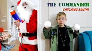 THE COMMANDER vs Santa Claus Holiday Battle! SHK Nerf Comic in Real Life