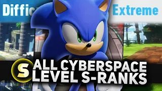 S-Ranking All EXTREME Difficulty Main Game Cyberspace Levels in Sonic Frontiers (No Homing Dash)