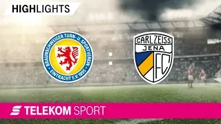 Eintracht Braunschweig – Carl Zeiss Jena | Spieltag 7, 18/19 | Telekom Sport