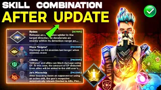 After update new skill combination | Best character combination for free fire