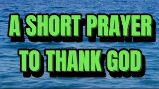 Lord, it is your love I am sograteful for it. I almost don'tknow what to do with myself