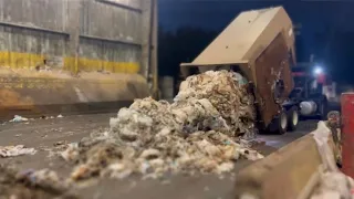 Watch these Garbage Trucks dump these Steamy Loads. SO Satisfying!