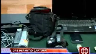 América Noticias: Capturan a líder de banda de roba casas gracias a que laptop sustraída tenía GPS