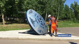 Сквер у нулевого километра в Барнауле вновь меняет свой облик