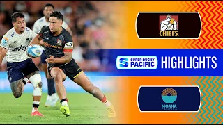 HIGHLIGHTS | CHIEFS v MOANA PASIFIKA | Super Rugby Pacific 2024 | Round 7