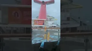 Terrifying Storm Ordeal on Carnival Cruise Ship! #shorts