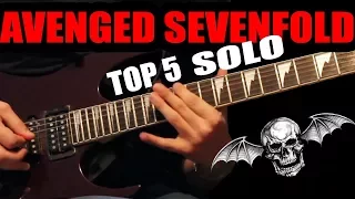 TOP 5 AVENGED SEVENFOLD GUITAR SOLO