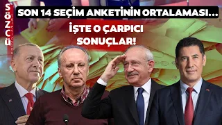 Son 14 Seçim Anketinin Ortalaması... Kim Önde?