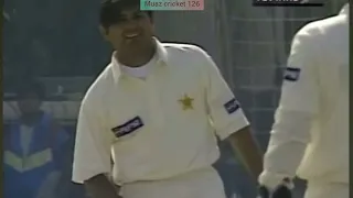 Mushtaq Ahmad MOST dangerous Leg spin bowling / Again India / Delhi test 1999/ part 1