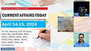 14-15 April 2024 Current Affairs by GK Today | GKTODAY Current Affairs - 2024 March