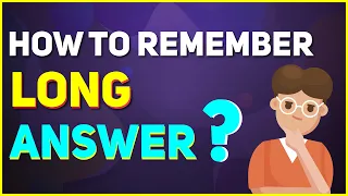 How to Remember Long Answers in Exams? | Board Exam Tips 2021 | Letstute