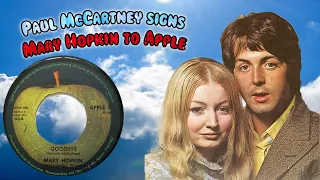 Paul McCartney signs Mary Hopkin to Apple 🍏