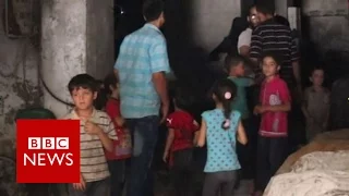 'We're being completely starved in Aleppo' BBC News