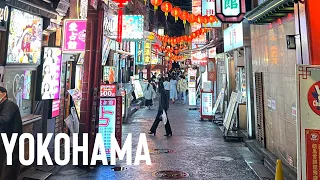 Exploring Yokohama at Night!  Japan Virtual Walk