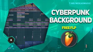 Cyberpunk Background Music в FL Studio 20 (+FREE FLP/Бесплатный FLP) #freeflp #cyberpunkmusic #flp