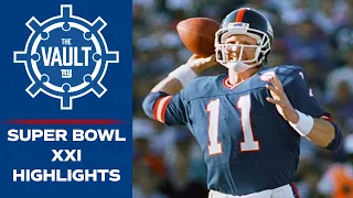 Phil Simms Leads Giants to Super Bowl XXI Victory vs. Broncos | New York Giants Highlights