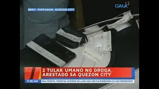 UB: 2 tulak umano ng droga, arestado sa Quezon city