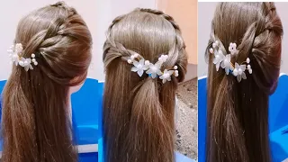 Easy everyday hairstyle  hairstyle for college work party outgoing long  hairstyle