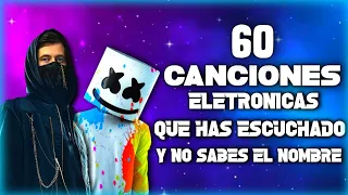 60 CANCIONES ELETRONICAS QUE HAS ESCUCHADO PERO NO SABES EL NOMBRE 🟣