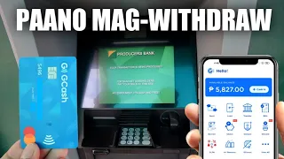 How to Withdraw GCash Balance from ATM using GCash MasterCard (2024)