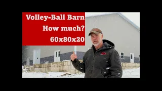 We built a high quality huge sports barn for a young family