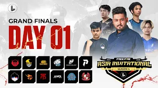 FREEFIRE ASIA INVITATIONAL S4 | GRAND FINALS DAY 1 FT. ROCKY , EVOS PHOENIX , NGX , TSG , CGGG , BTR