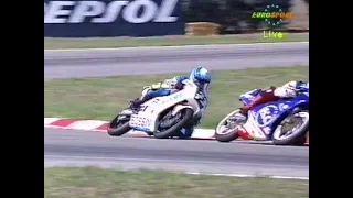 MOTO GP ITALIE MISANO 1993  125cc 250cc 500cc   ANGLAIS