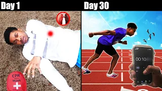 Training like Olympic sprinters for 30 days (fast results)...