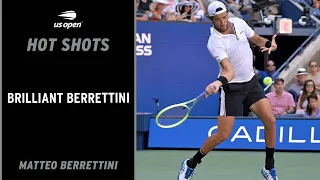 Matteo Berrettini Crushes Forehand Winner | 2022 US Open Round 3