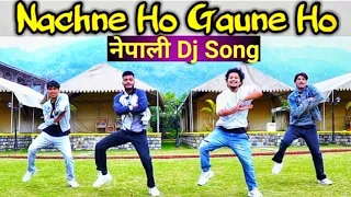 Nepali Dj Song - Nachne Ho Gaune Ho || Dance Video || Anoop Parmar × Nikhil × Guddu × Ajeet